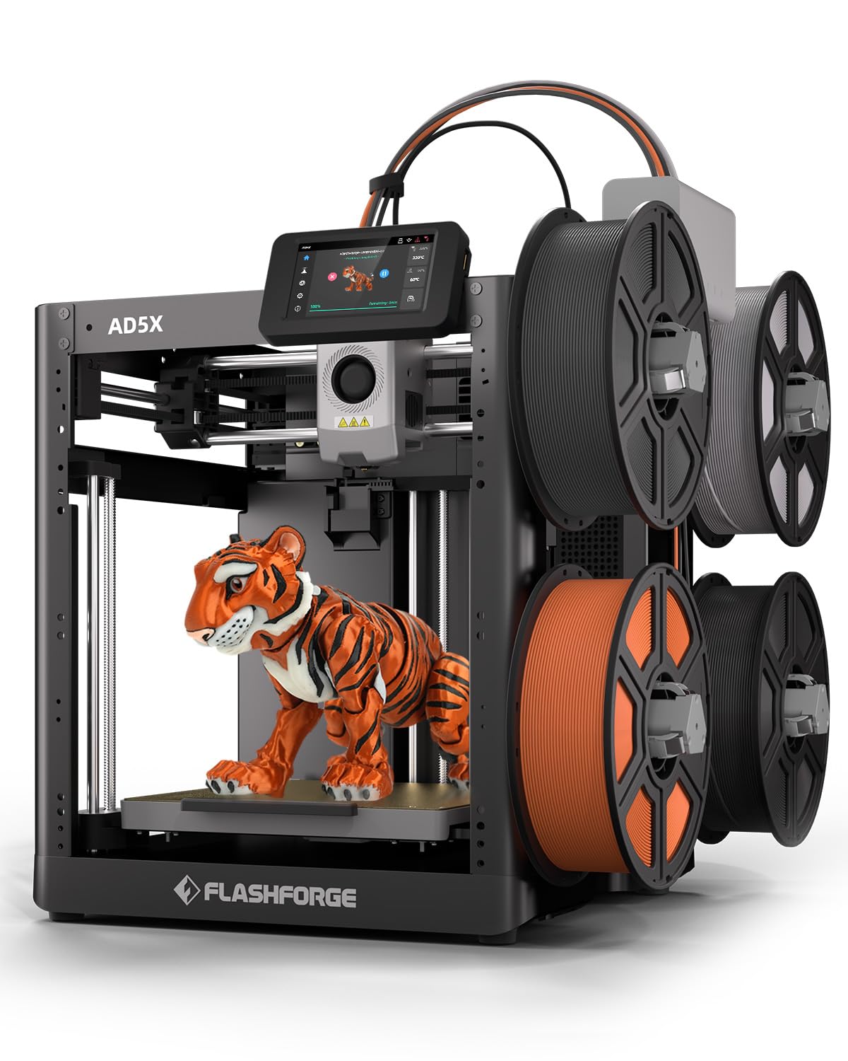 FLASHFORGE AD5X Multi-Color 3D Printer, CoreXY 600mm/s High-Speed, 1-Click Auto Leveling, 300°C Direct Drive Extruder, 220... - Review, Price and Buying Guide