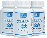 Vista 8 de JulyDeer Sixfold Magnesium Complex 350 mg de glicinato de magnesio, malato, citrato, taurina, óxido, mg + para músculos, nervios y energía, apoyo