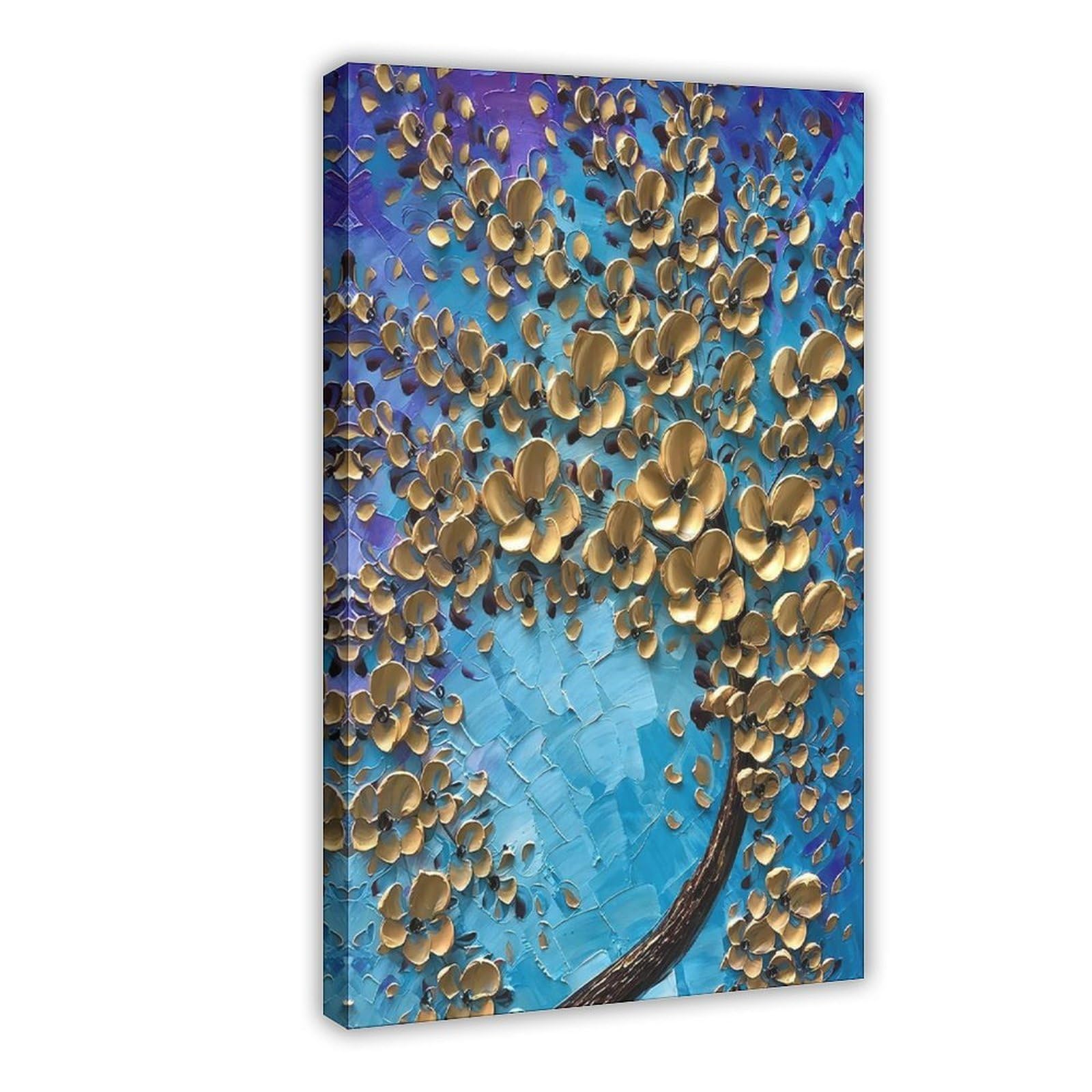 Bareronor Flower Poster Canvas Poster Bedroom Decor Landscape Office Room Decor Gift 20" L X 30" W