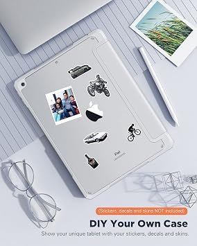 TiMOVO Case for iPad 9th/8th/7th Generation 10.2 inch, Light Gray