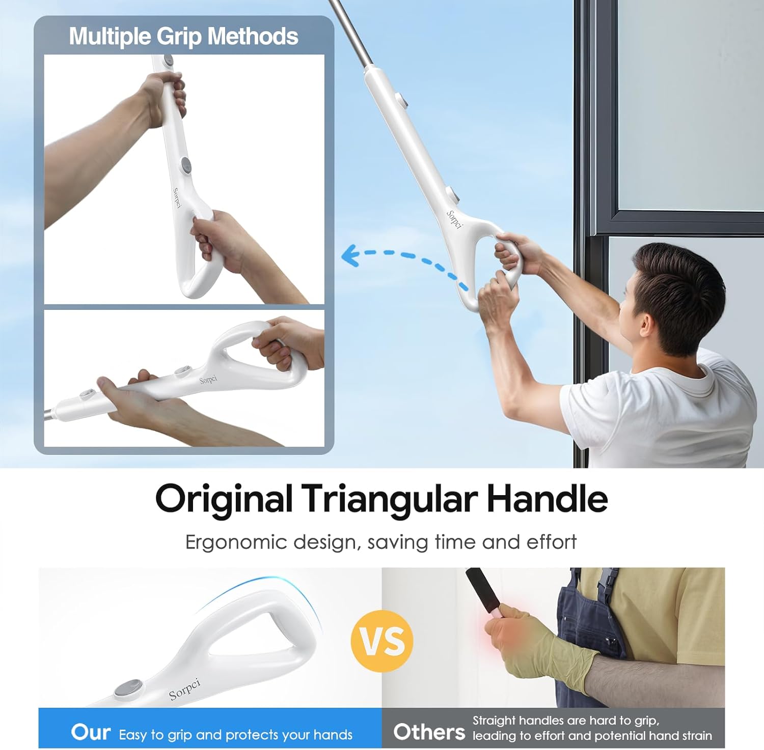 Electric Spin Scrubber, 2026 New Cordless Cleaning Brush, Shower Cleaning Brush with 7 Replaceable Brush Heads, Power Scrubber 3 Adjustable Speeds, Detachable Long Handle & IPX7 Waterproof