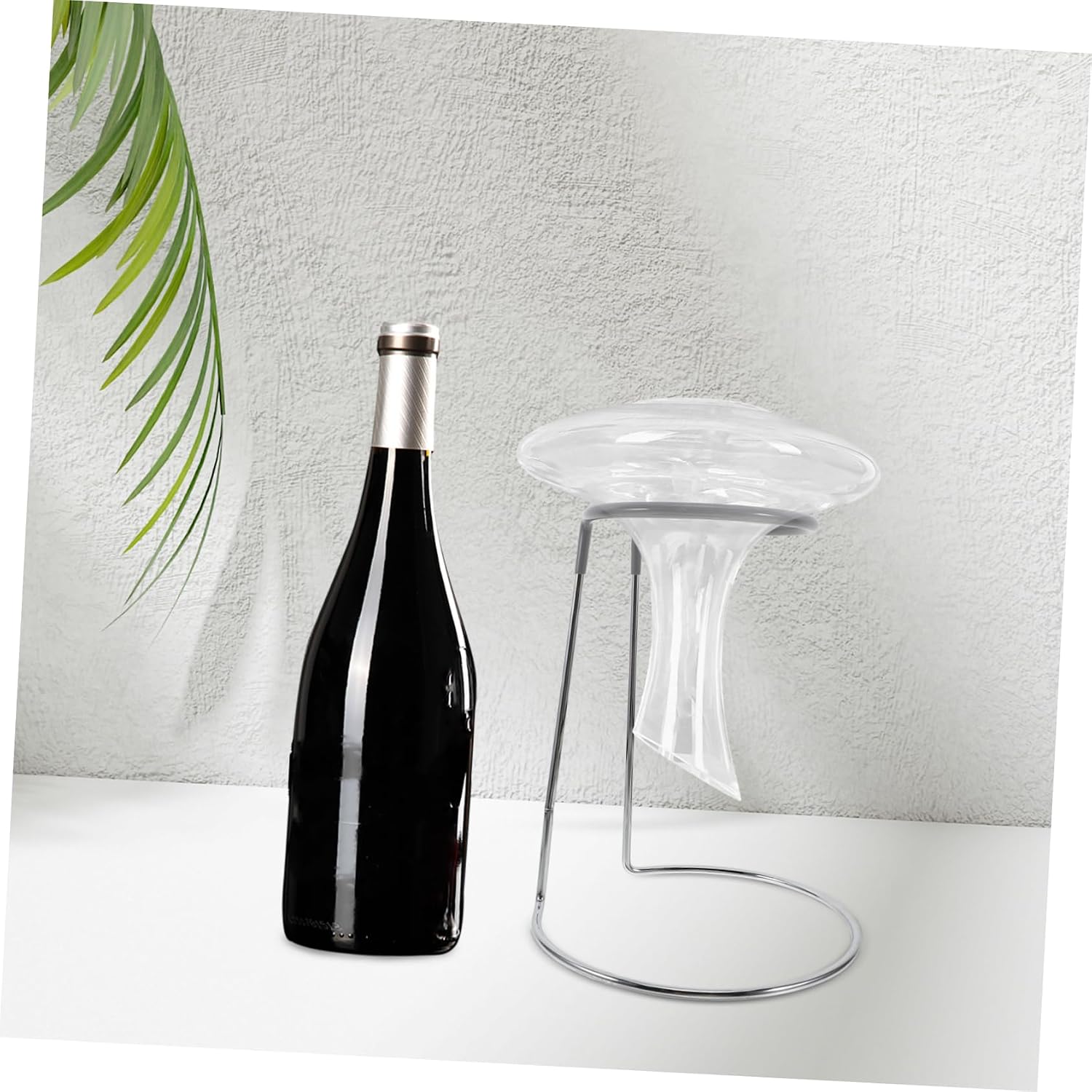 Glasses Holder Stand Wine Decanter Holder Rack for Restaurant Kitchen Decor and Accessories