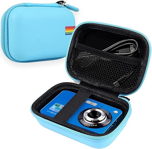 Leayjeen Funda para Cámara Digital Compatible con AbergBest 21 Megapíxeles 2.7" LCDKodak PixproCanon PowerShot ELPH 180190Sony DSCW800DSCW830 para
