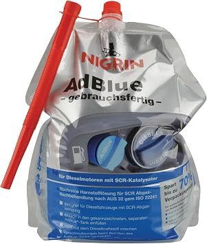 Nigrin 73999 AdBlue Stand Bag, Ready to Use, 5 litres, White