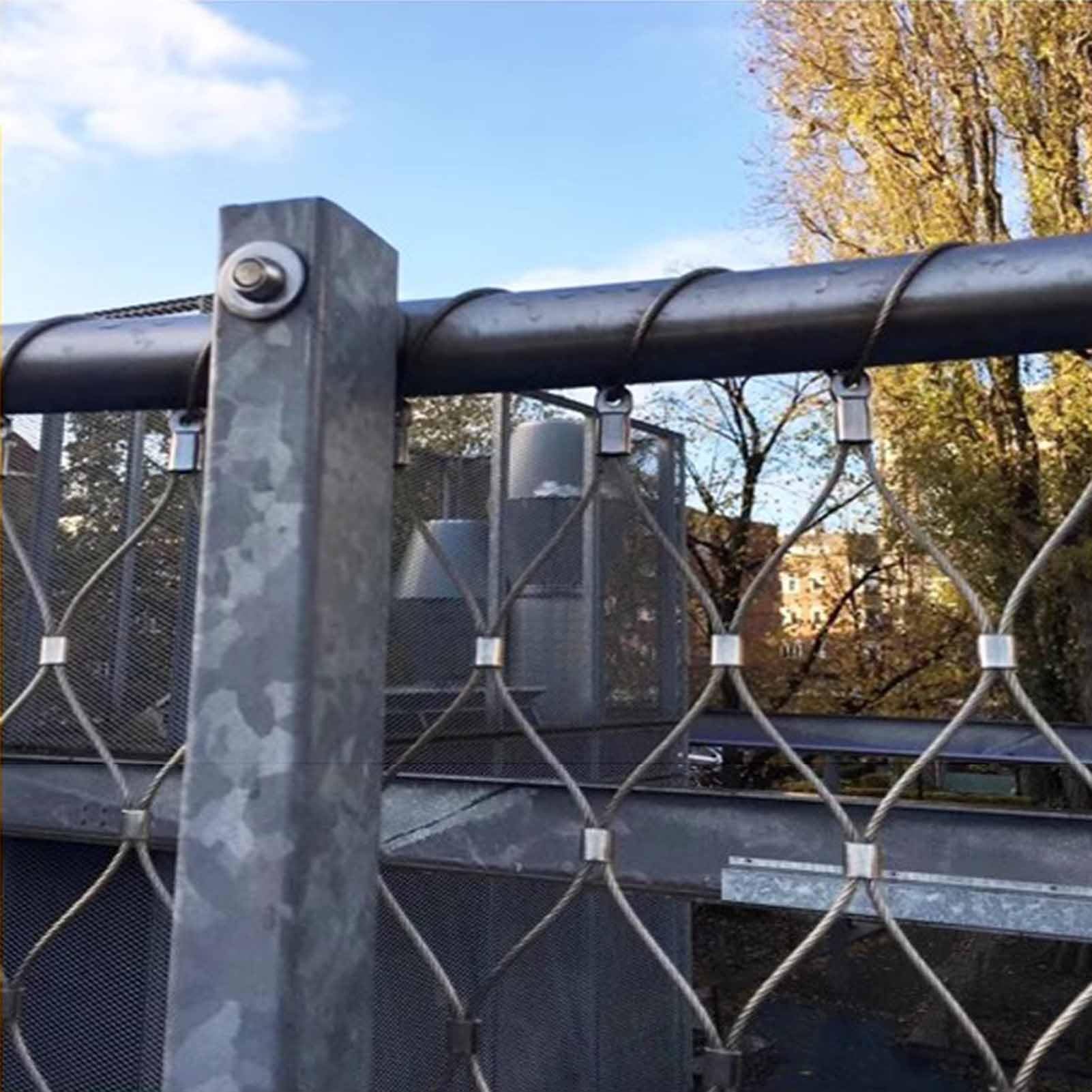 VXHCS Fune Accessori della Maglia del Cavo Metallico di 2mm, Anima del Filo 7x7, Fune Metallica in Acciaio Inossidabile 304 per Asciugare I Vestiti All'aperto(600m)
