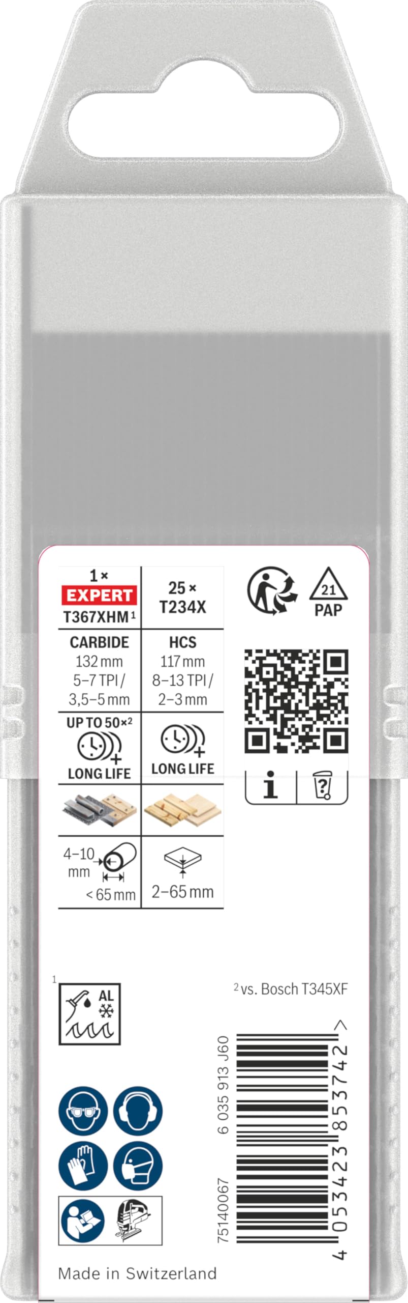 Bosch 26x Lames Scie Sauteuse T234X & EXPERT MultiMat T367XHM