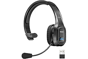 TECKNET Bluetooth Headset: Clear Calls, Noise-Free Surroundings