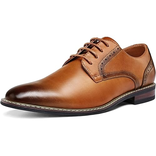 Men's Dress Shoes Formal Classic Business Lace up Oxford Shoes Wide Width