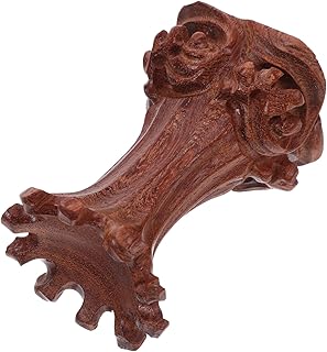 MUCKLILY Wood Crystal Sphere Holder Acid Branch Wood Display Stand for Crystal Balls Glass Globes Multipurpose Hand-polished Wooden Sphere Display Base with Vintage Carving Design for Home