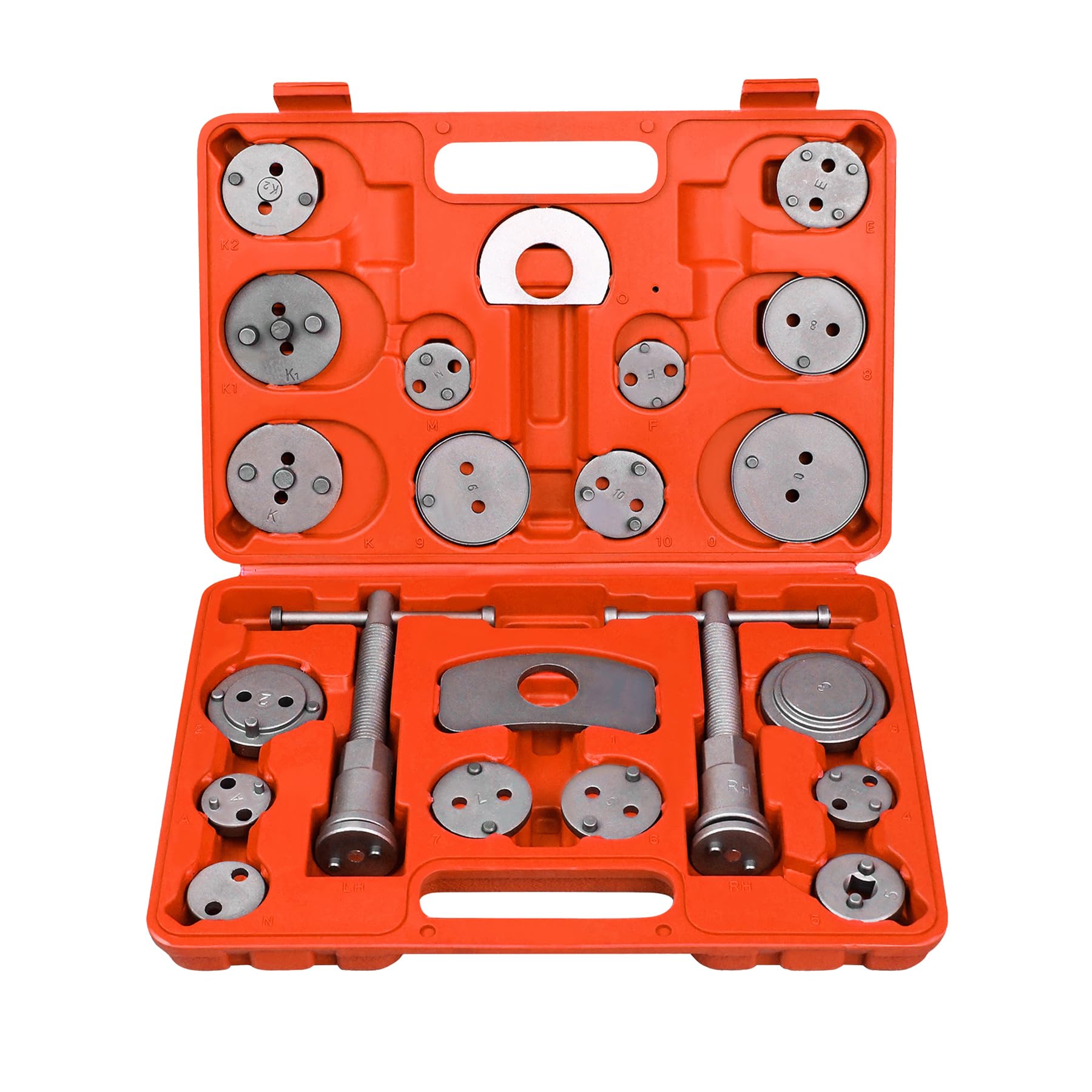 Froadp Kit di ripristino del pistone del freno, 23 pezzi, per pistoni del freno, universale, per la riparazione del pistone del freno, per diversi tipi di veicoli