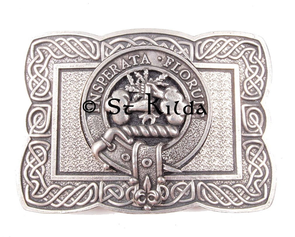 St Kilda Watson Clan Crest Kilt Belt Buckle
