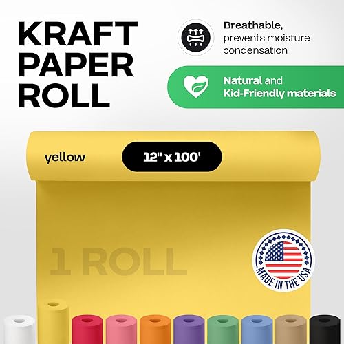 Vista 90 de IDL Packaging - Rollo de papel de estraza marrón de 48 pulgadas x 150 pies (1,800 pulgadas), 50 libras (paquete de 6), resistente, para embalar