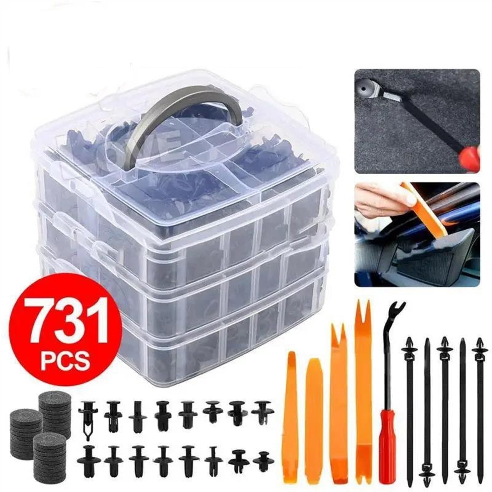 Viti e accessori Accessori Per Auto Universali Fibbie Per Rivetti Di Fissaggio Clip Paraurti Porta Rivestimento Pannello Fermo Forniture Per