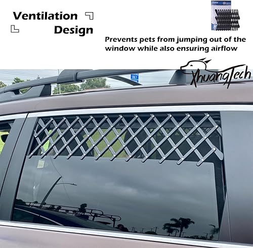 Miniatura 4 de XianghuangTechnology Puerta de ventana para mascotas, rejilla de ventilación universal para perros y cachorros, protector de ventilación de malla