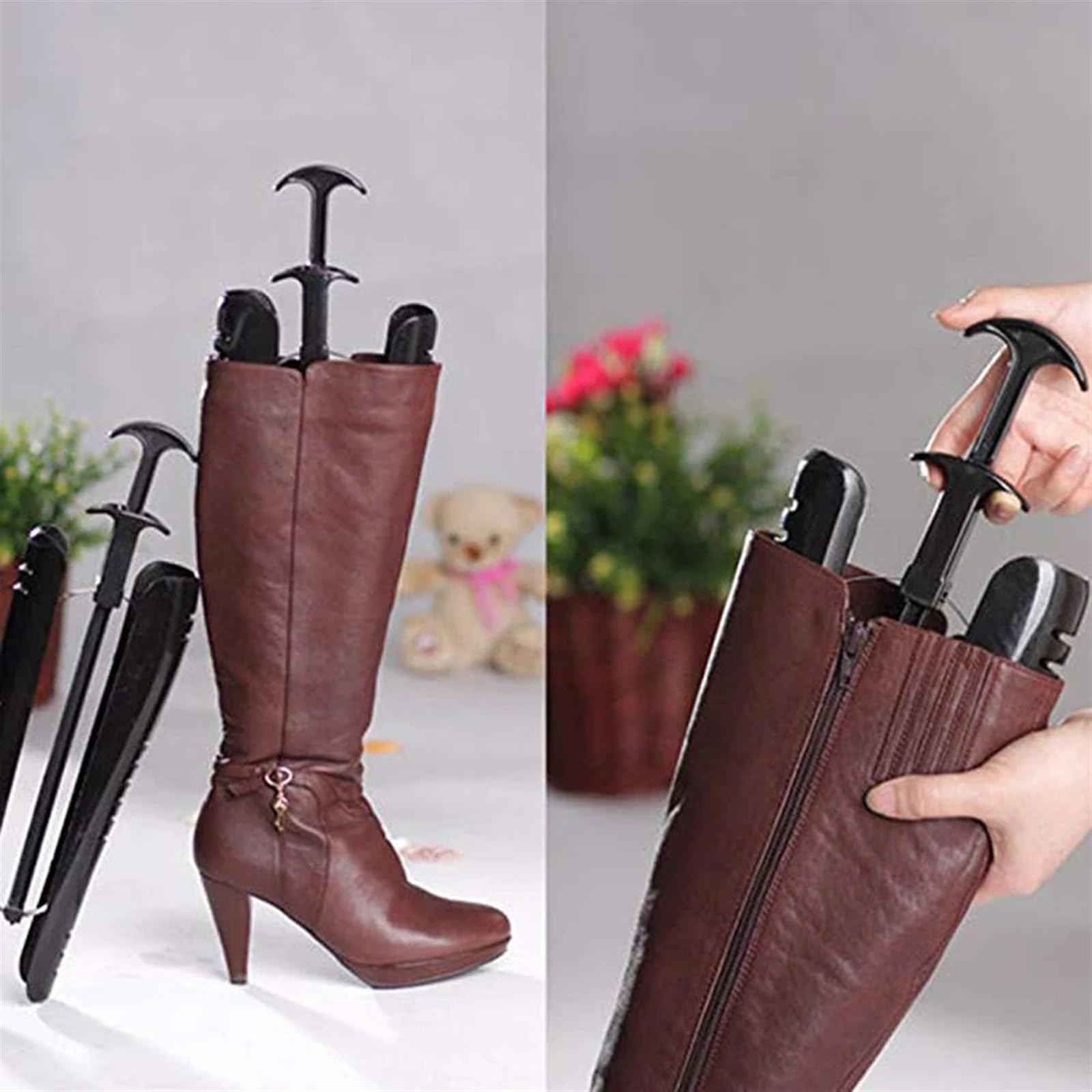 Hormas Zapatos Hombre Botas Árboles Mujer Bota Zapato Camilla Soporte Automático Organizador 29cm