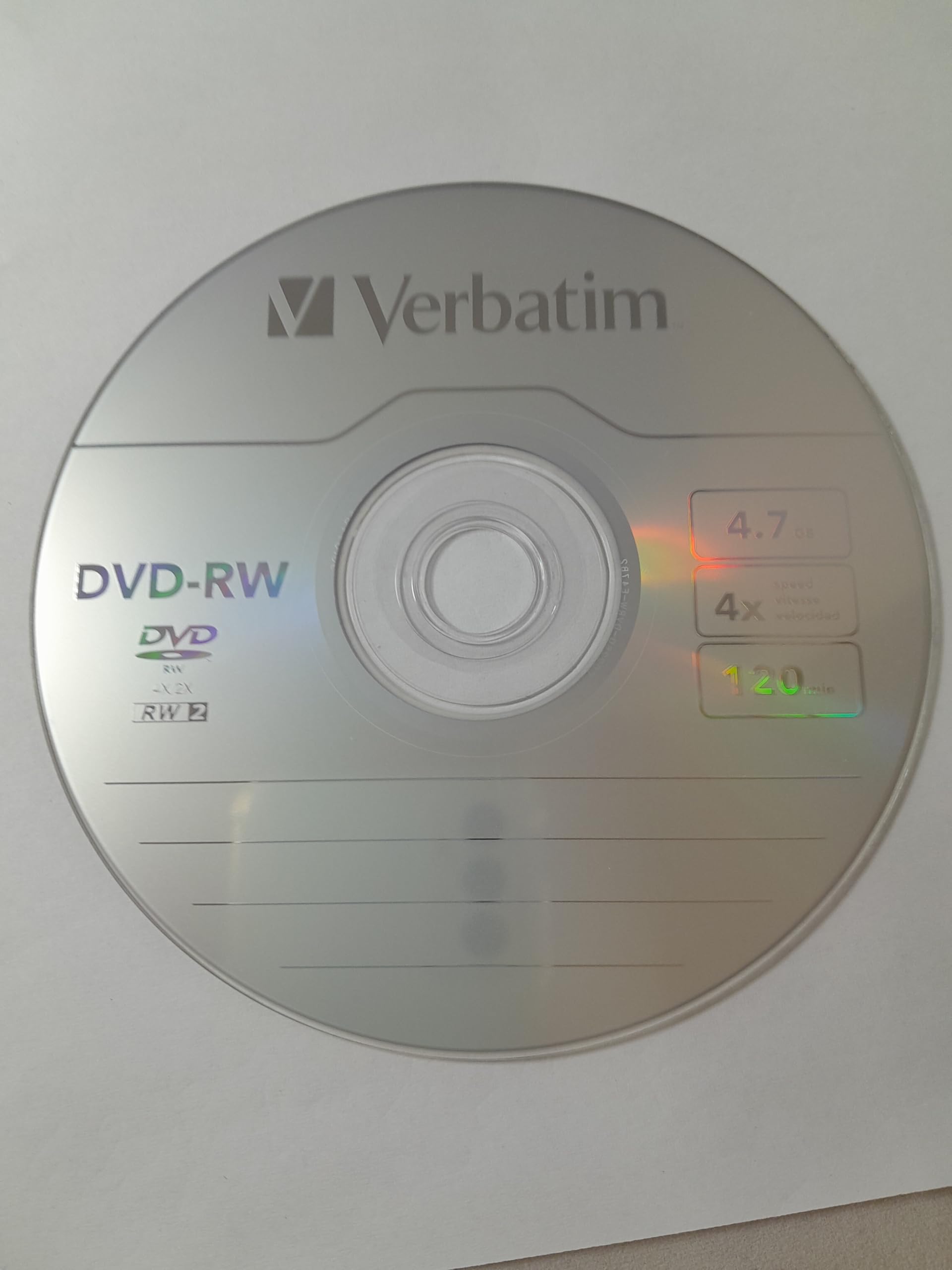 DVD-RW 4,7 Go 4X 120 Min
