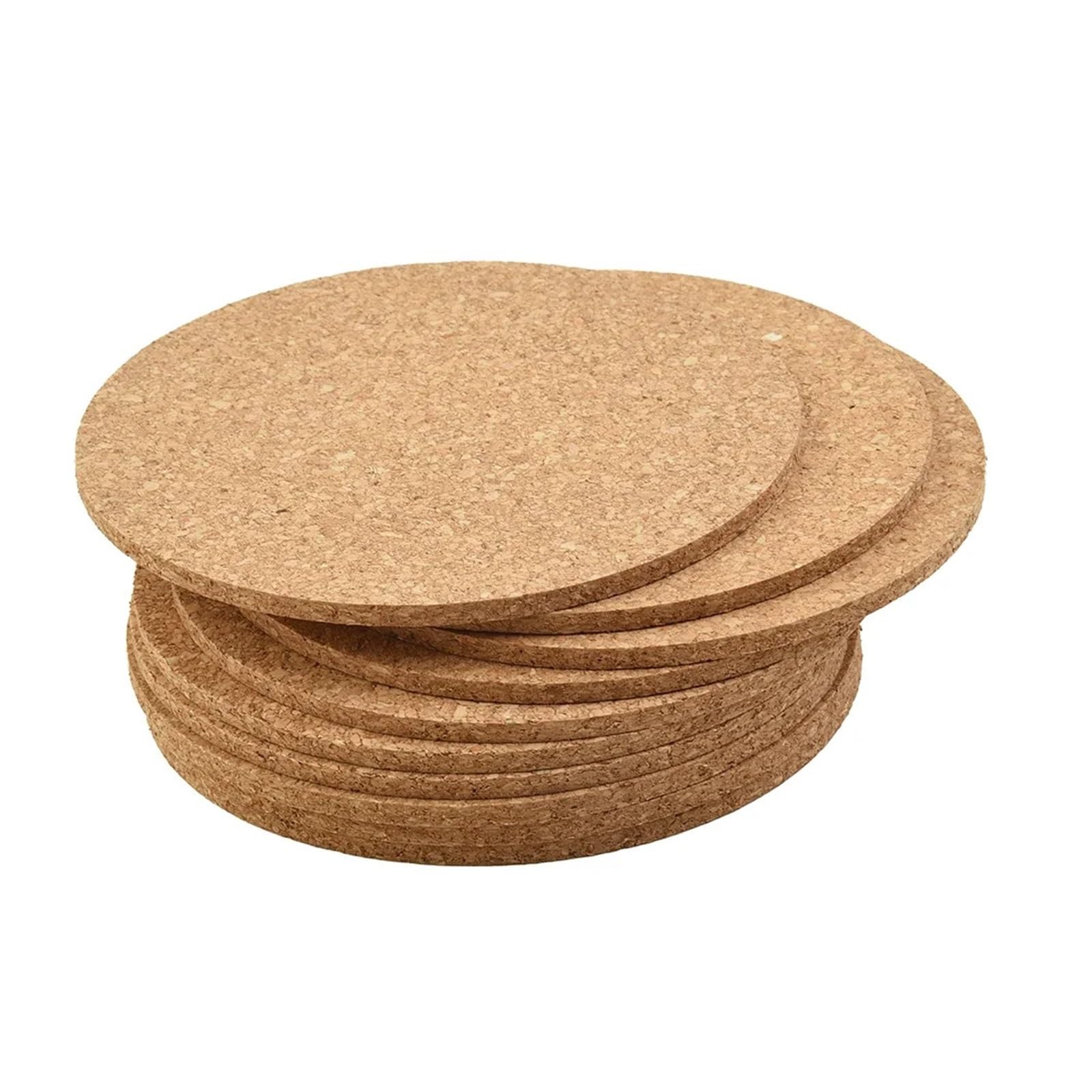 Insulated Coasters 20pcs Cork Coaster DIY Tableware Pad Small Board Square Round Mat Drink Cup Home Table Decoration for Home Decor Dining Table(Round)