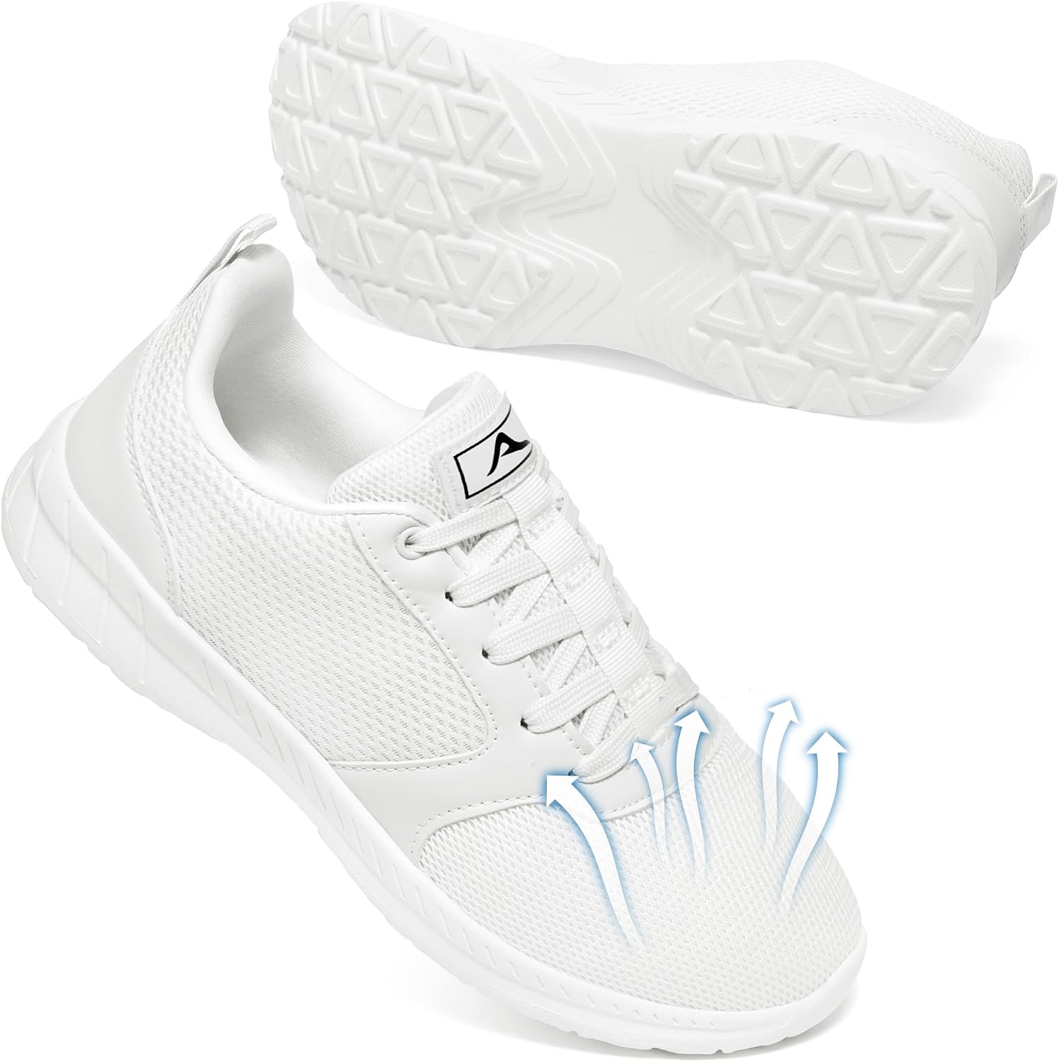 Womens Walking Shoes Lightweight: All-Day Comfort Breathable Mesh Tennis Sneakers Non Slip for Casual Work Travel Gym