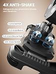 Tounee Bike Phone Mount Holder with Dual Vibration Dampener - Quick Release Handlebar Clip for Bicycle/Cycling, Upgraded Anti-Shock Design Fits iPhone 16/15/14 Pro Max & 4.7-6.7" Phones (Black)