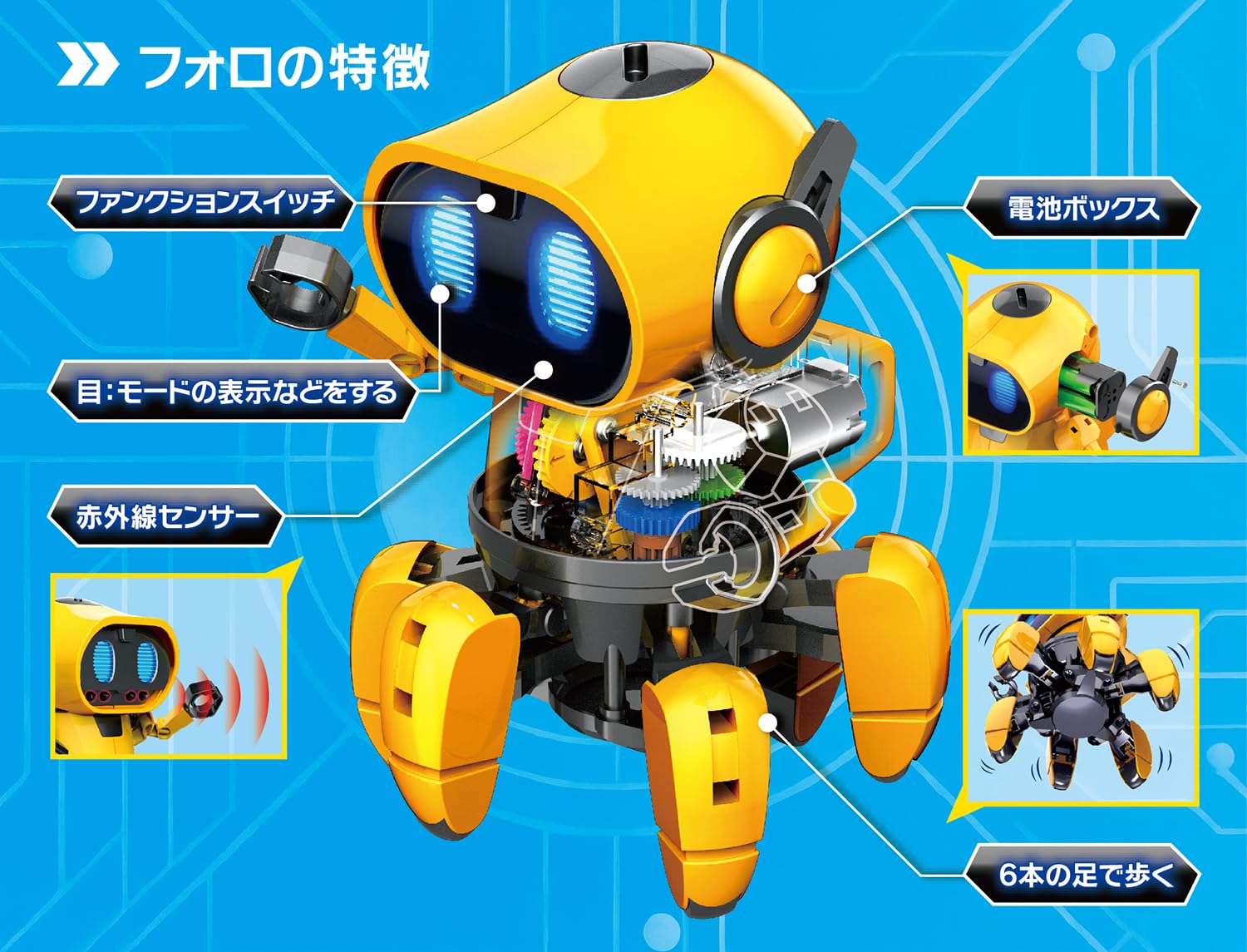 ELEKIT Folo MR-9107R zestaw montażowy robota do chodzenia 1,8 m