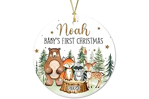 Unifury Baby Boy's First Christmas Ornament 2023