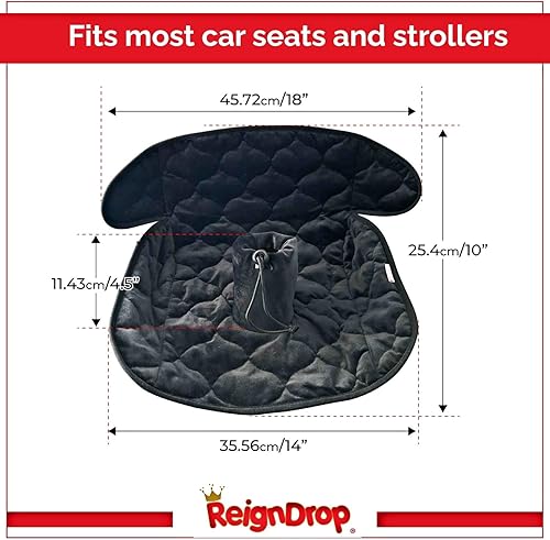 Miniatura 5 de ReignDrop Piddle Pad Protector de asiento de coche para entrenamiento de niños pequeños y bebés, almohadilla impermeable para asiento de automóvil,