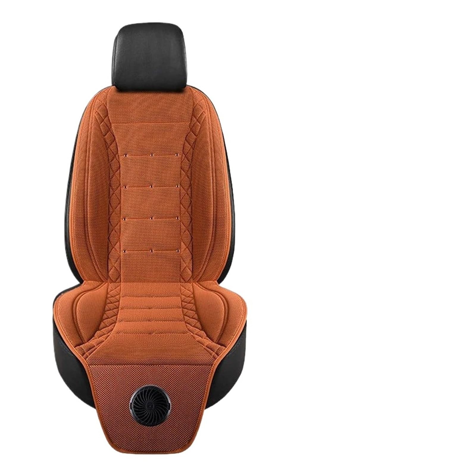 Cubre Universal Cojín Universal para Asiento Aire Fresco Verano Funda Transpirable con Carga USB 12V/24V Y Ventilador Ajuste 3 Velocidades Multicolor