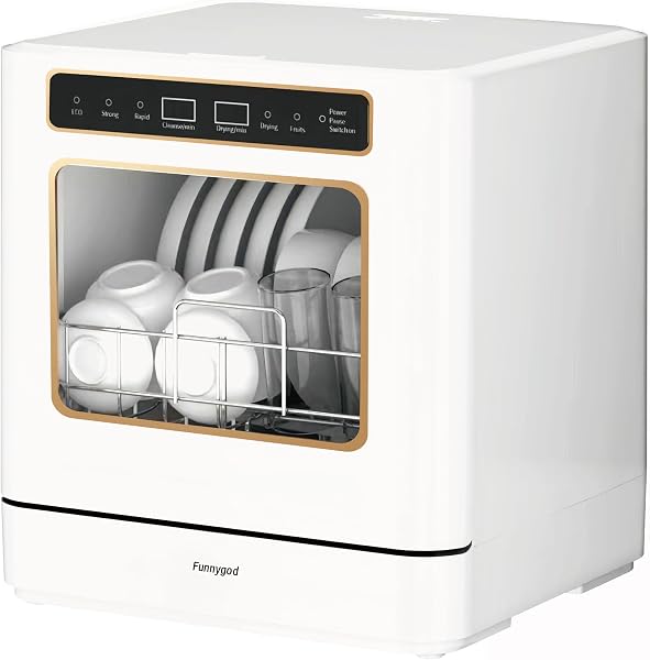 Dishwasher Countertop dishwasher Portable small automatic cleaning 4 cleaning modes and drying and disinfection mode Aut