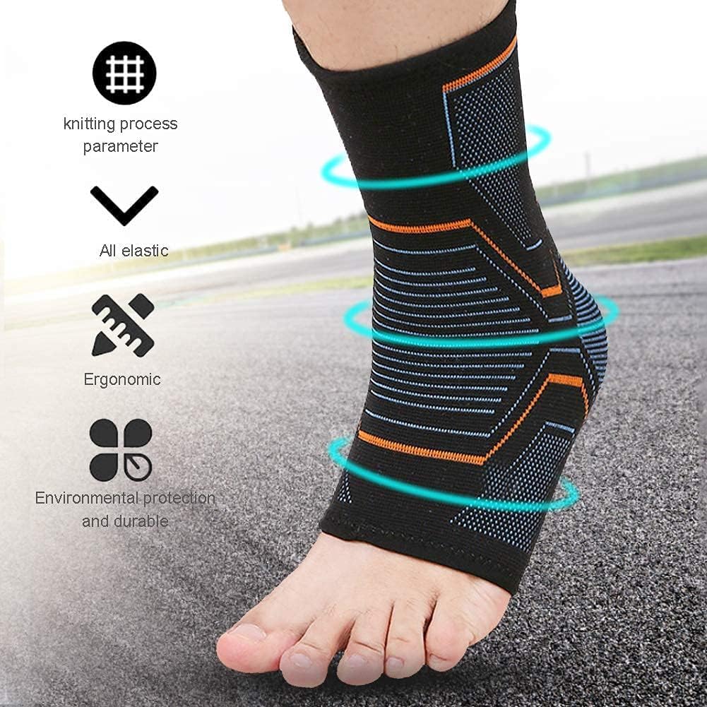Protège-cheville, Orthèse De Cheville Respirante, Compression, Manchon De Pied à Tricoter, Manchon De Cheville, Manchon De Cheville Pour la Course, le Football, le Volley-ball, les Sports(S)