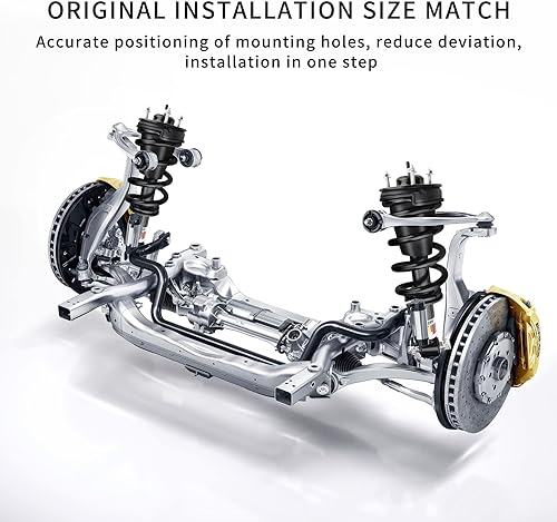 Miniatura 5 de SZZKPART 19353951 580-435 Amortiguador delantero con sensor compatible con Chevyrolet Silverado Tahoe Suburban Cadillac Escalade EXT ESV GMC Sierra