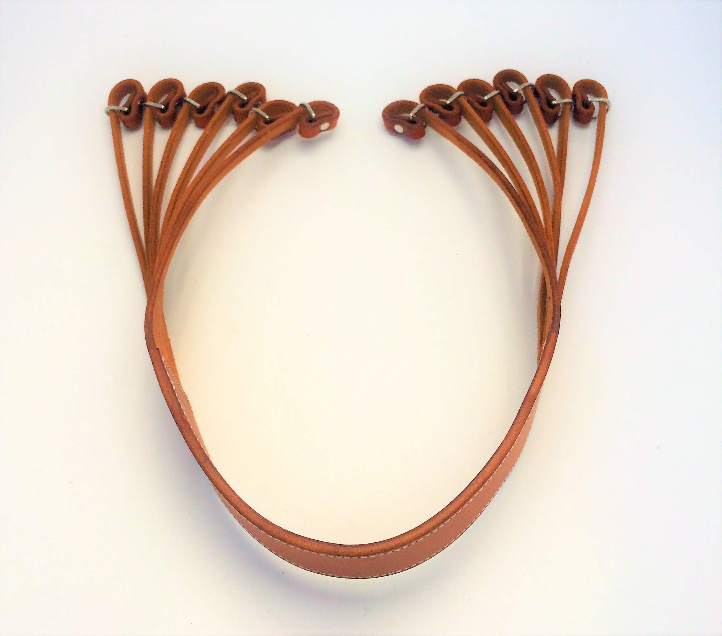 AP Saddlery Leather Duck Lanyard Holds 12-24 Birds (Saddle Tan)