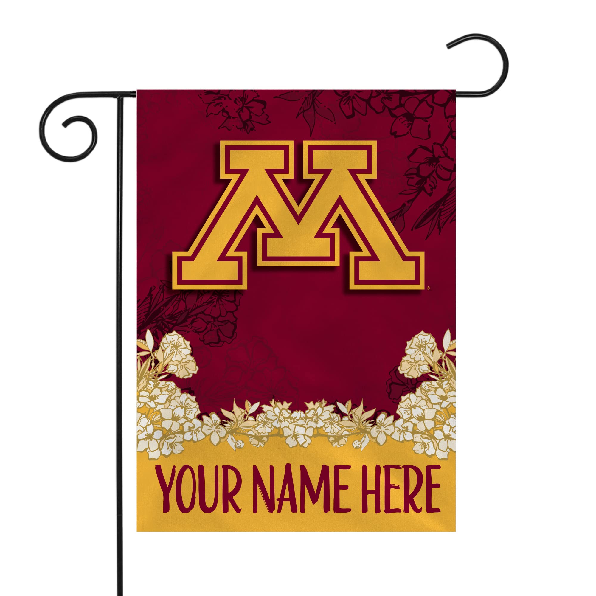 Rico Industries NCAA Standard/Primary Personalized Garden Flag