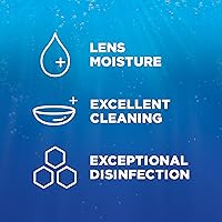 Vista 3 de Renu Solución para Lentes de Contacto, Fórmula Avanzada, Solución Multiusos con Estuche para Lentes, Limpia Suavemente, Desinfecta, Hidrata