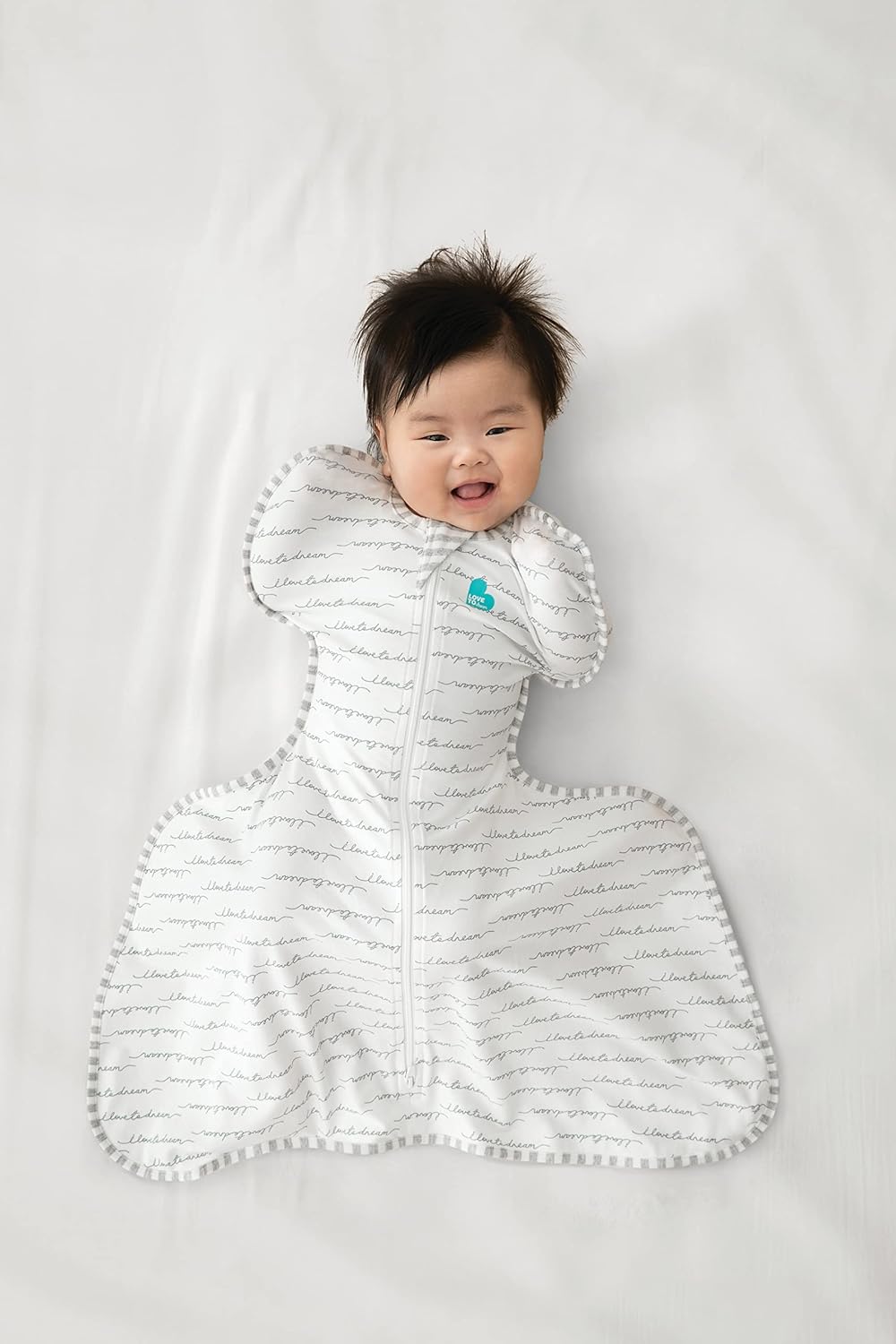 Love to Dream Swaddle UP, Baby Sleep Sack, Hip Dysplasia, Specially Designed Swaddle Up with a Wider fit at The Bottom so That it can be Worn Over a Hip dysplasia Harness or Brace, Dreamer, Medium - Image 2