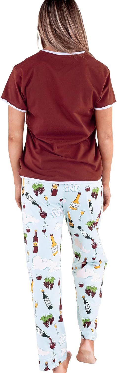 Lazy One Women’s Aquatic Pajama Set – Cute Ocean & Coastal Animal Loungewear for Comfort and Fun - Image 2