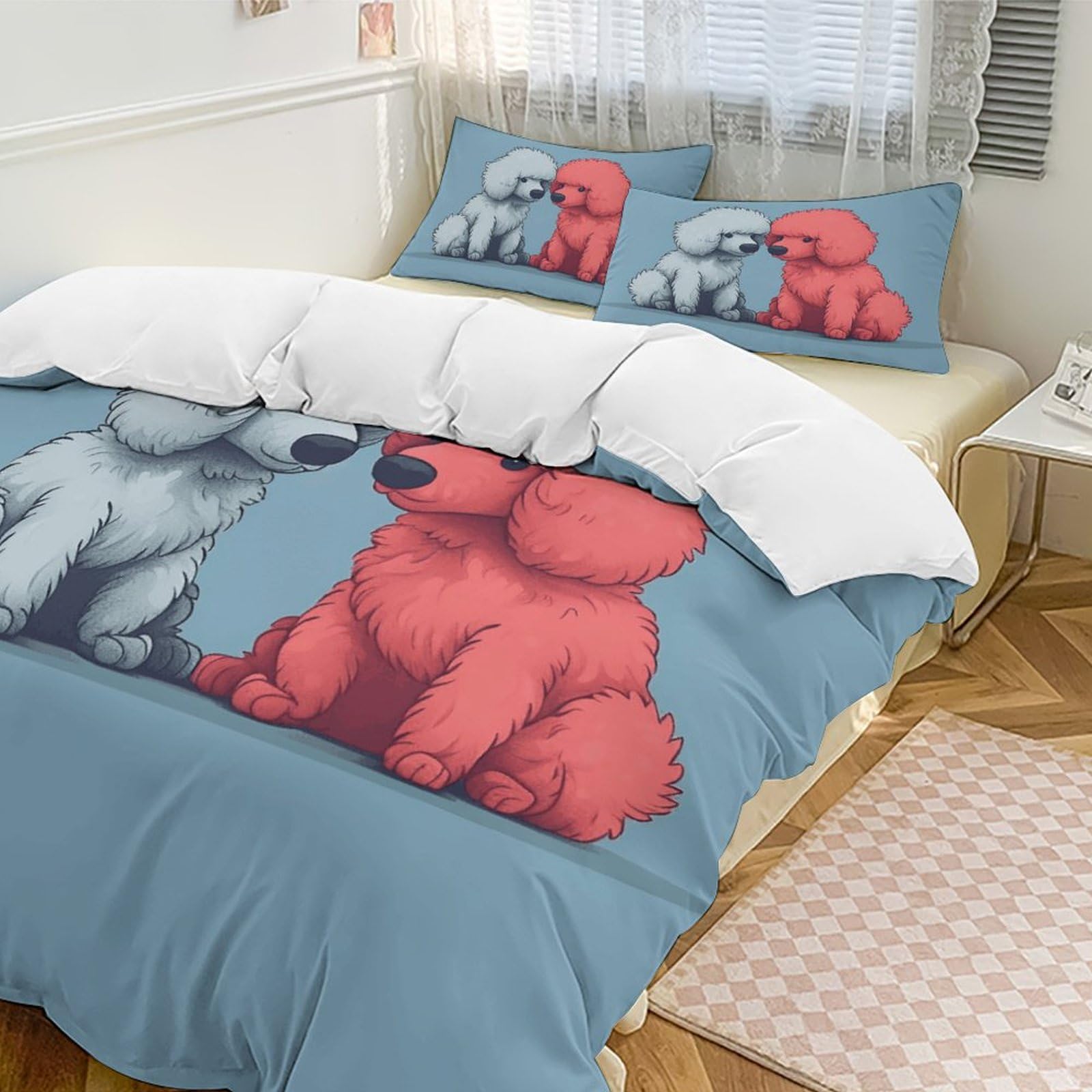 Parure de lit douillette pour chambre d'adulte moderne, confort absolu toute l'année