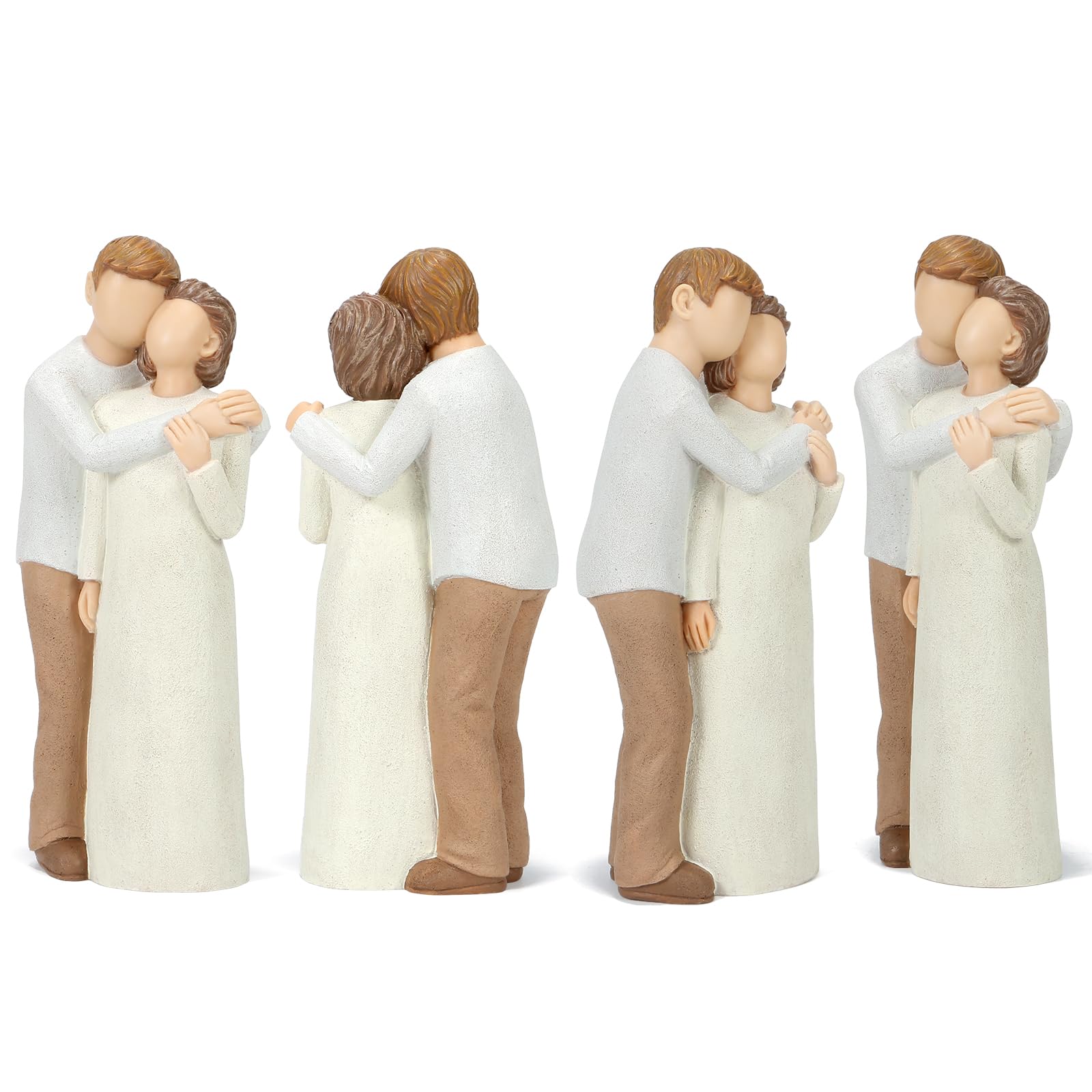 Amazon.com: Symbullize Elderly Mom and Son Figurines, Mother and