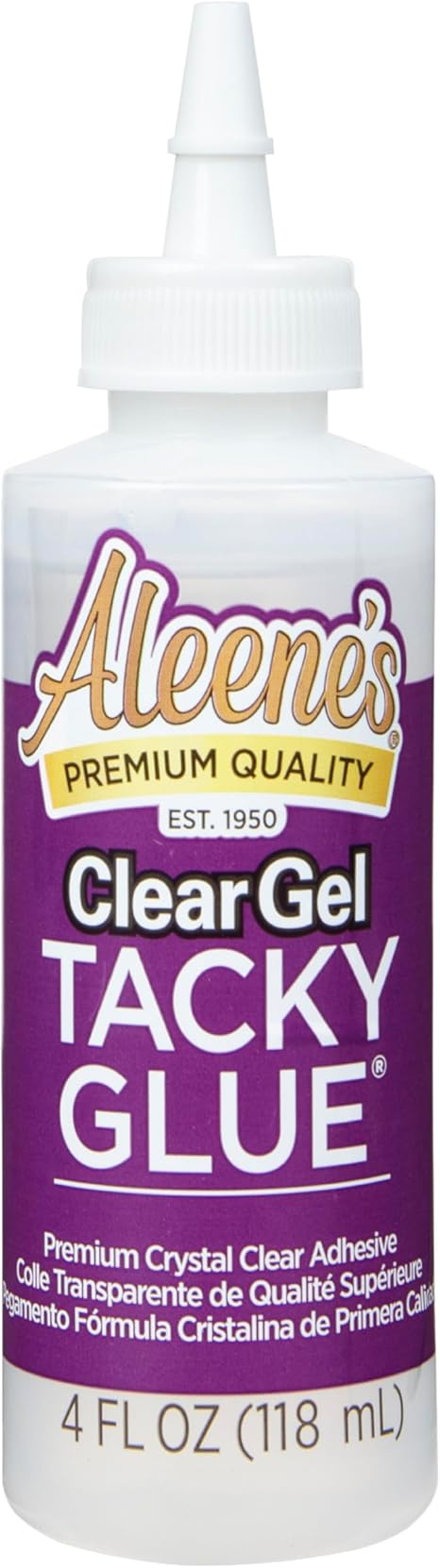Aleene's AR6-2 Clear Gel Tacky Glue, 4 oz., 4 oz., Multicolor