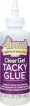 Aleenes AR6-2 Clear Gel Tacky Glue, 4 oz., 4 oz., Multicolor