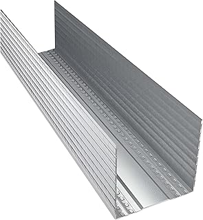 doitBau UD Wandanschlussprofil – Trockenbau Grundprofil – verzinkter Stahl, präzise Passform – 28 x 27 mm – 20 Stück je 3 m, 60 m Gesamt für abgehängte Decken, Wandbekleidungen, Dachausbau