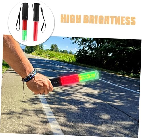 Miniatura 3 de HEALLILY 2 varitas de tráfico LED intermitentes para conciertos, evacuaciones de emergencia y dirección nocturna, iluminación de seguridad
