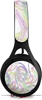 Skin Decal Wrap Compatible with Beats EP Neon Swoosh on White Skin Only Headphones NOT Included