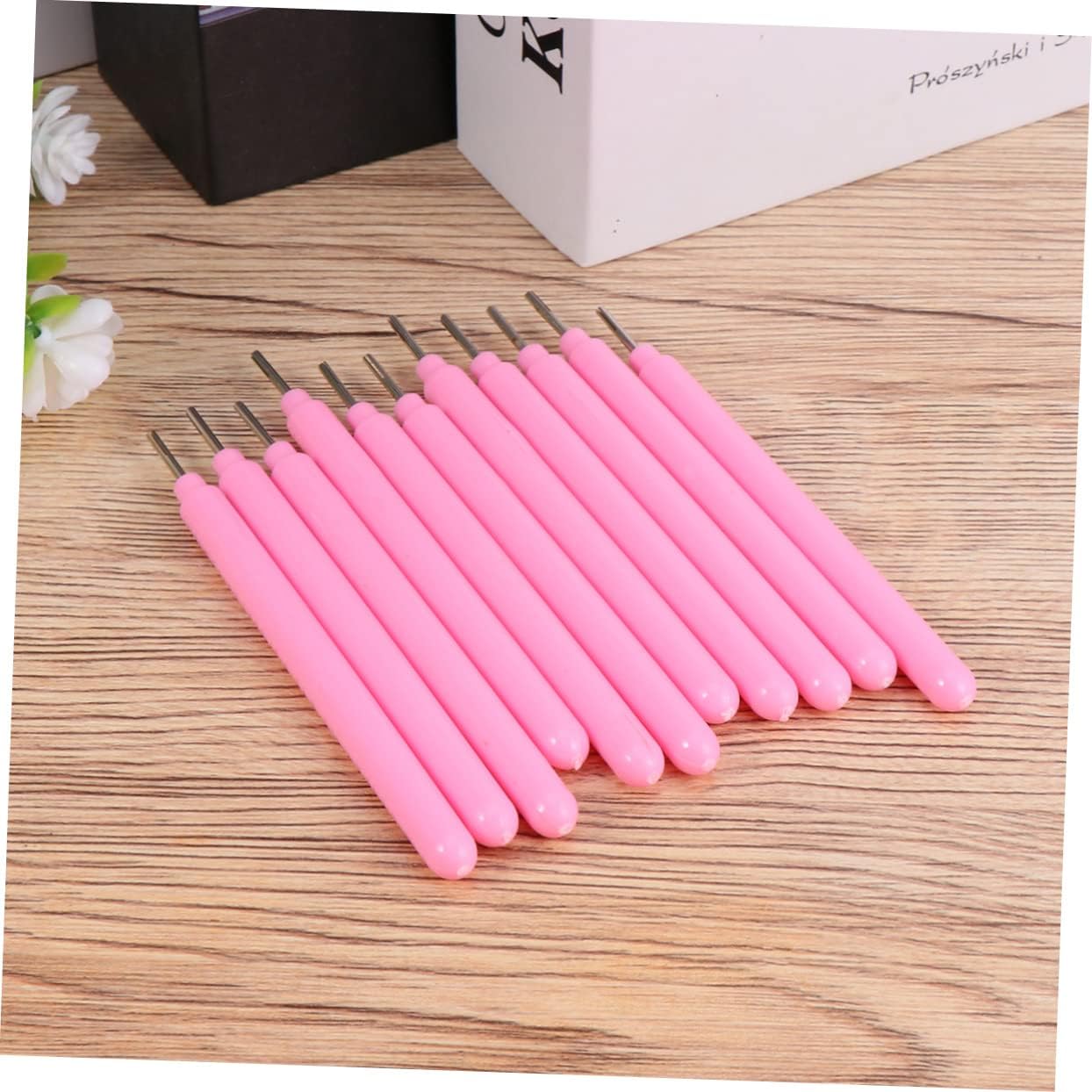 VILLFUL 10pcs Metal Plastic Paper Bifurcation Pen for Scrapbook Supplies Quilling Craft Tools Papercraft
