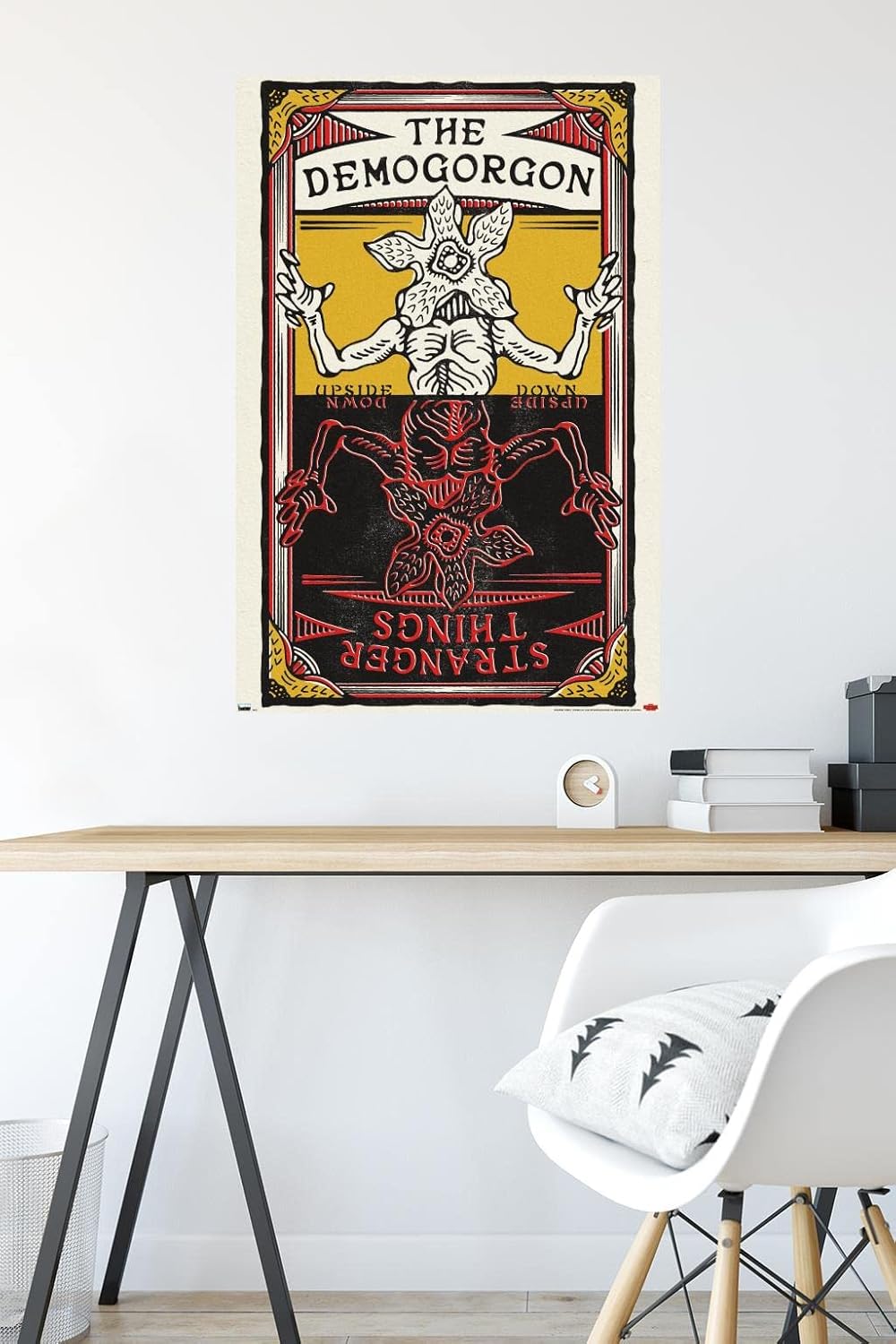 Trends International Netflix Stranger Things: Season 4 - Demogorgon Card Wall Poster, 22.375" x 34", Premium Unframed Version