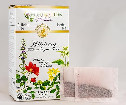 Miniatura 2 de CELEBRATION HERBALS Hibiscus Organic Twist 24 Bolsa, 0.02 libras