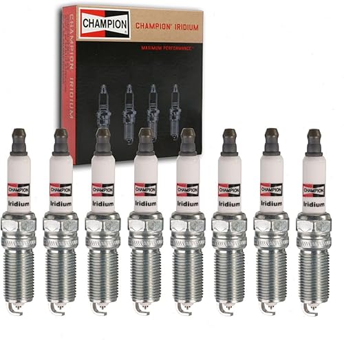 8 bujías Champion Iridium compatibles con Ford F-150 5.0L V8 2011-2017