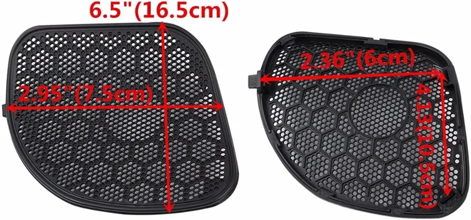 Motorcycle Front Fairing Speaker Grill Mesh Covers For Harley Road Glide FLTRX 2015-2024