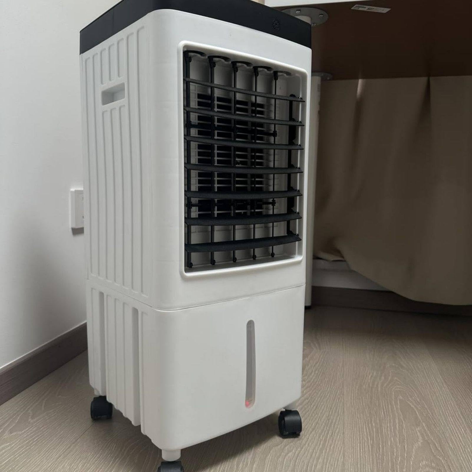 MhWrughts Portable Air Conditioner Fan 15L Evaporative Air Cooler Windowless Swamp Cooler with 3 Speeds & 7.5H Timer for Apartment Bedroom Office RemoteControl