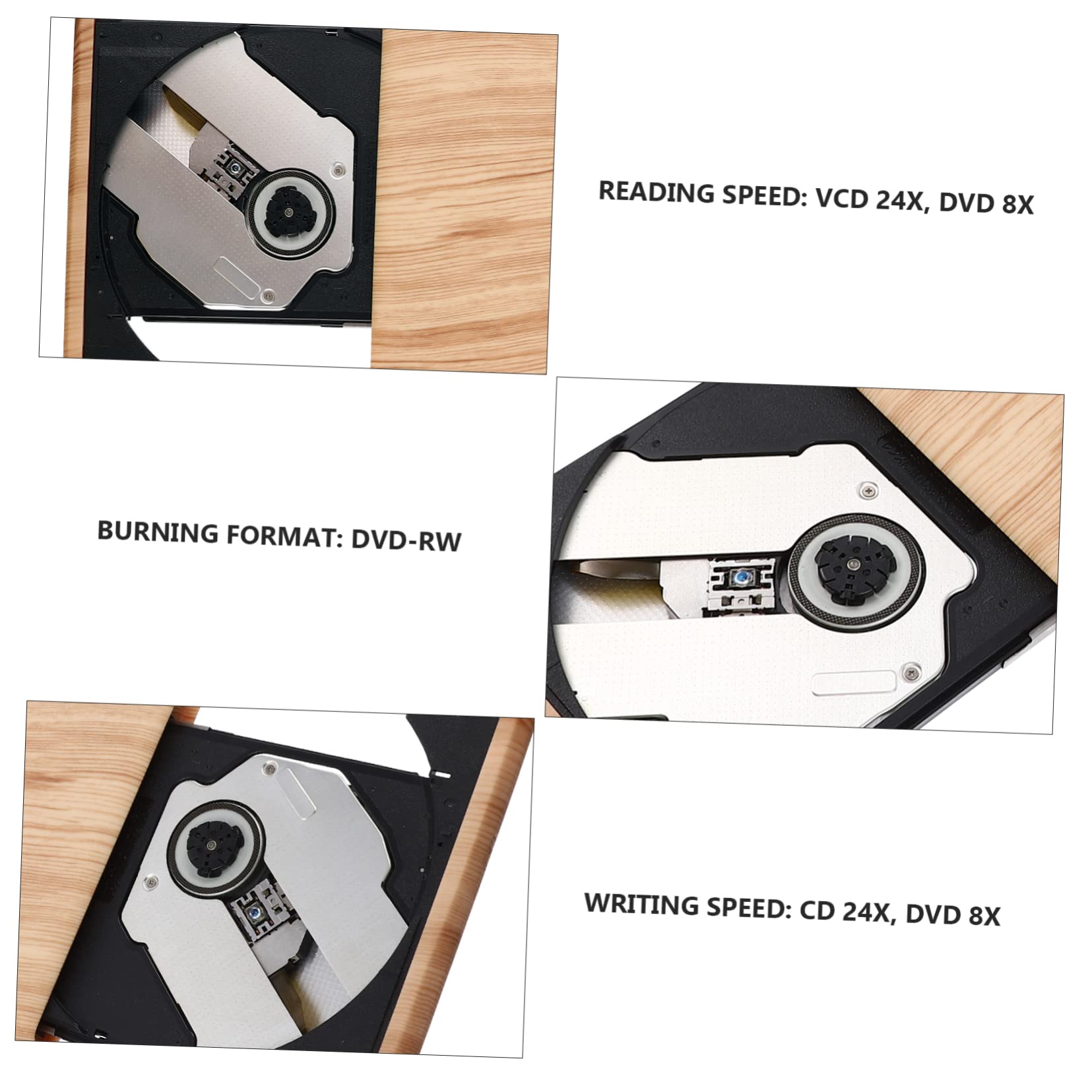 Grabadora De DVD CD USB Tipo-c Compatible Laptop y Pc para Copia De Seguridad Instalación De Sistemas y Reproducción Películas