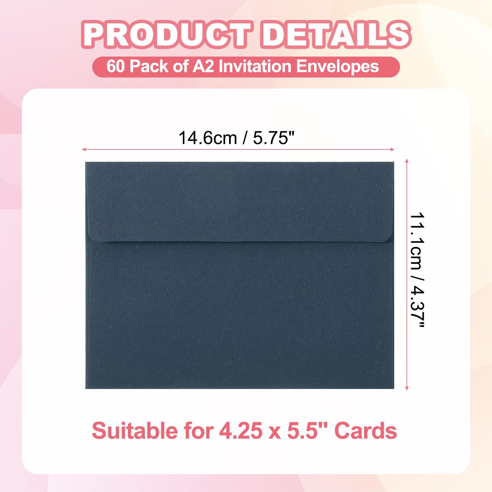 PATIKIL 60Pack A2 Envelopes - Image 2